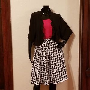 Forever TwentyOne Houndstooth Skirt